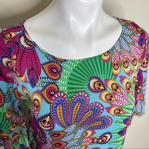 Newbury Kustom colorful shift dress, medium - Picture 4 of 7